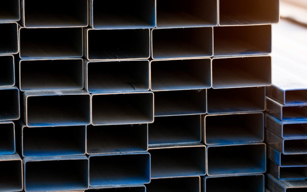 Tubo rectangular galvanizado 6 metros en Goyjul